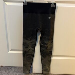 Womens Black and Gray gymshark Leggings
